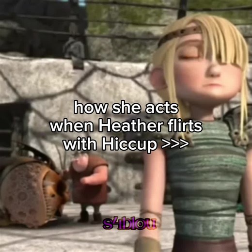 Hiccstrid Moments: Astrid's Reaction to Heather Flirting with Hiccup | HTTYD