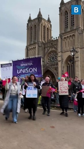 5.8K views · 32 reactions | Staff at Bristol Cathedral School have gone on strike today over unpaid back pay | Bristol.Live | Facebook