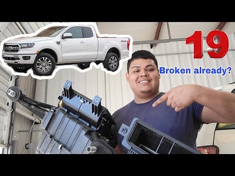 How to replace HVAC box on a 2019 Ford Ranger
