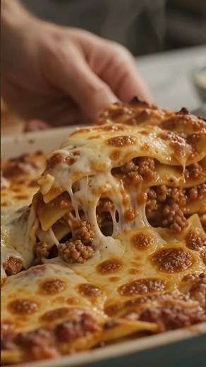 The Ultimate Cheesy Lasagna 🤤🧀 | Easy Homemade Recipe