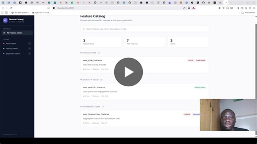 Just built a Feature Store Platform from scratch using Feast, FastAPI, Next.js, PostgreSQL and Redis.  The idea is simple. In companies running multiple ML models across different teams, everyone… | Abdulhamid Sonaike