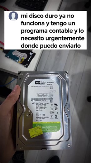439 reactions · 48 shares | Mi disco duro ya no funciona ⚡ y tengo un programa contable  que necesito urgentemente .  ¿Dónde puedo enviarlo para que me ayuden? 慄‍♂️ | Recuperacion De Datos Colombia | Facebook