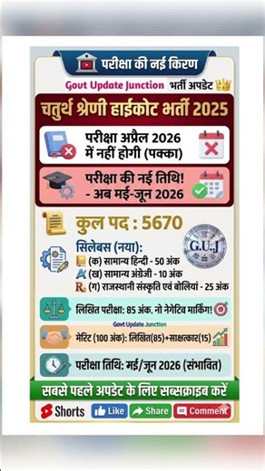 Rajasthan High Court 4th Grade Exam 2026 || Exam kab hoga? taiyari kaise kare? Complete Strategy 🔥