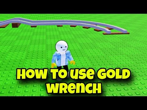 How to Use Gold Wrench in Build a Roller Coaster Roblox | update