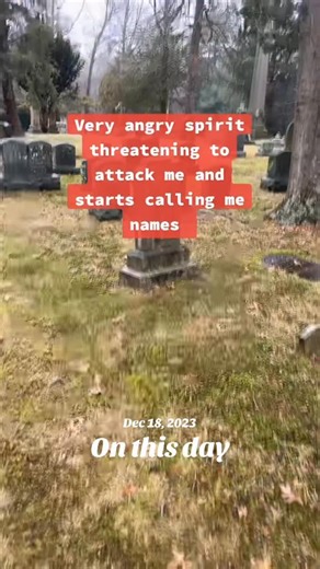 @santaparanormal on Instagram: "The nasty ones seem to find me…or I find them. #ghost #paranormal #haunted #spirit #cemetery"