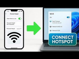 How To Connect Mobile Hotspot To Computer or Laptop (EASY 2025)