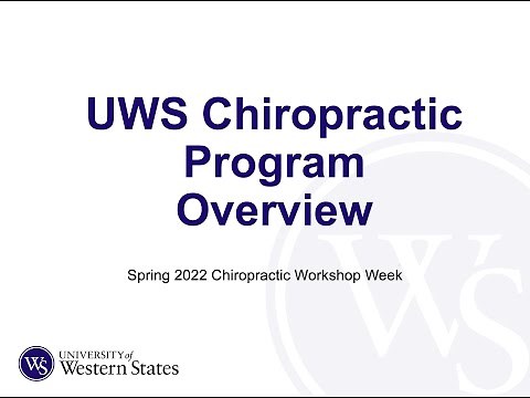 University of Western States: Chiropractic Program Overview