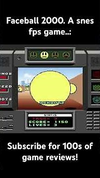 Faceball 2000. It’s ok. #retro #gaming #snes #faceball2000