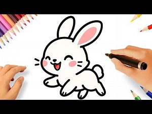 HOW TO DRAW A CUTE BUNNY EASY❤️