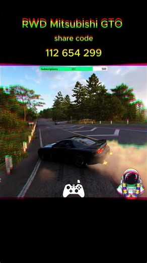 RWD Mitsubishi GTO tune, drift Forza Horizon 6 #driftcar #mitsubishigto #forza #gamingshorts #tokyo