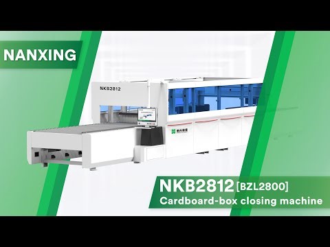 Seamless closing for Cardboard-box! Nanxing NKB2812(BZL2800) Cardboard-box closing machine