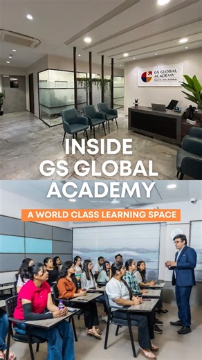 Inside GS Global Academy: A World-Class Learning Space with ultra-modern classrooms, a dedicated computer lab, and collaborative spaces close to nature, we create a premium learning environment. Since 2023, we’ve guided 100 students toward opportunities in 15 countries and 500 universities worldwide. Step inside and take your first step toward global success. Want to Study Abroad? GS Global Academy helps you guide the right way with expert guidance in Coaching, Counselling and Mentoring 📞Call: 