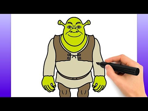 Cómo Dibujar A Shrek (Tutorial De Dibujo Fácil)