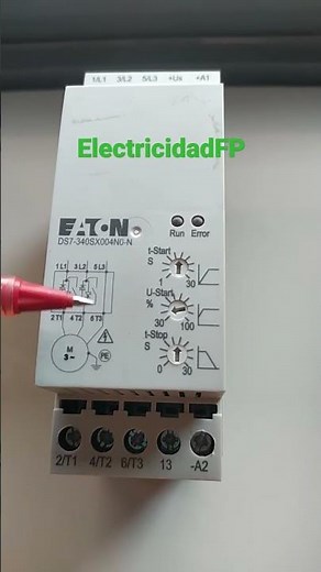 Riesgo eléctrico: precaución en la conexión eléctrica de arrancador suave. ¡¡¡NECESARIO CONTACTOR!!!