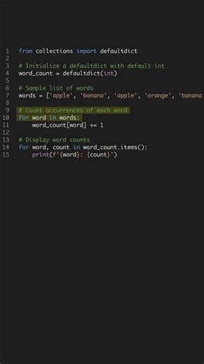 Master defaultdict in 50s - Simplify Python Code #shorts