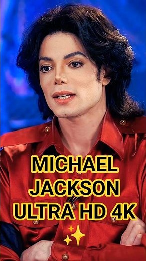 Michael Jackson in Stunning 4K Ultra HD ✨ The King of Pop Like Never Before 👑 #superhd #shorts