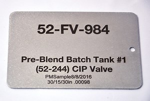Laser Etched Stainless Steel Tags and Data Plates - Engraved Stainless Tags and Data Plates - Laser Engraving Pros