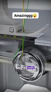 The Structure Of The Sewing Machine😮 #science #facts #sewing #sewingmachine | Sci-Facts