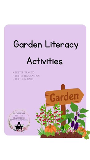 🌱 Bring the garden into your literacy centers! My Garden Literacy Activities for Preschool & Pre-K help little learners practice: 🌸 Letter recognition 🐝 Beginning sounds 🌱 Letter tracing 🌼 Hands-on literacy centers Perfect for spring themes, garden units, and early literacy practice. ✨ Fun, engaging, and easy to prep! #PreschoolActivities #PreKCenters #SpringActivities #GardenTheme #PreschoolLiteracy
