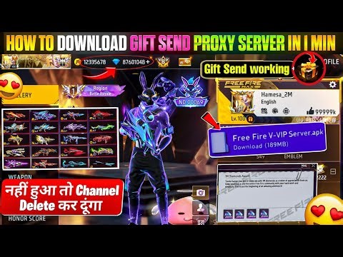 Free Fire Vip Proxy Server Download ( 100% Working )🥳💥Download Vip Proxy Server in 1 Minute FF Proxy