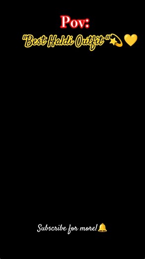 Best Haldi Outfit Ideas 😍💛| Look Stunning on Your Haldi!#haldi #marriage#function#outfit #yellow