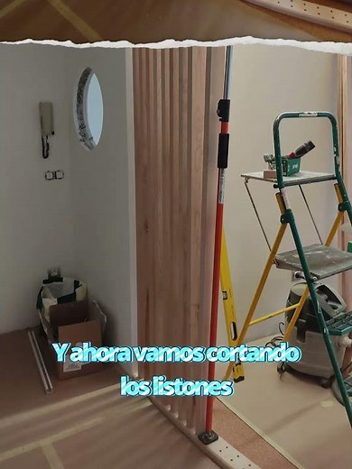 🪵 Construimos un separador de ambientes de madera