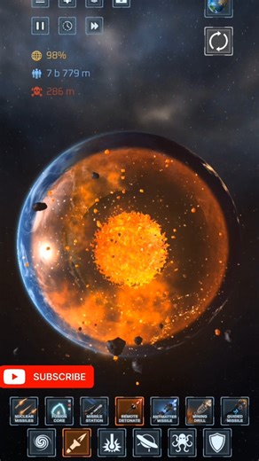 Gameplay Destroying Earth 🌍👽 Follow me:‪@naturewithemon‬ #gameplay #gaming