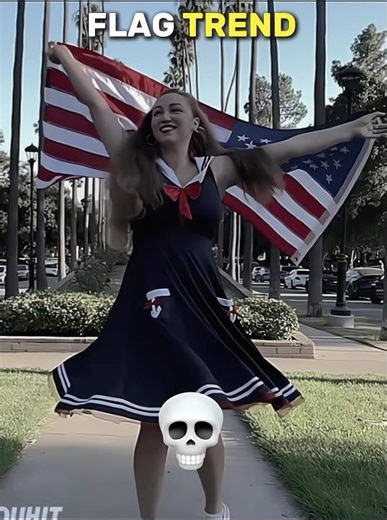 USA Flag Transition 🇺🇸 | Global Trend 2025 ✨