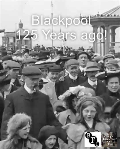 Victorian Blackpool in 1900. Over 125 Years ago! Original footage from the Victoria Pier (now known as the South Pier) in Blackpool by the pioneer film-makers, Mitchell and Kenyon. We've had many comments that the Victorian seafront scenes we show were the playground for the rich only. These wonderful original films show that wasn't the case. Very busy and crowded with the rich and not so wealthy enjoying the seaside resorts together. With courtesy to the British Film Institute. #Brighton #brigh