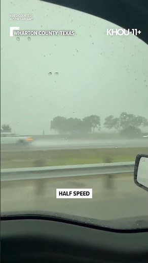 This Texas driver caught an extremely rare moment on video while driving Highway 59