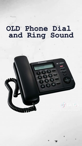 Classic Old Phone Dial and Ringtone Sounds