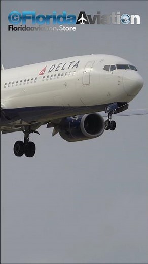 Boeing 737 Delta Air Lines Plane Smooth Landing at Miami Int'l Airport KMIA | Plane Spotting