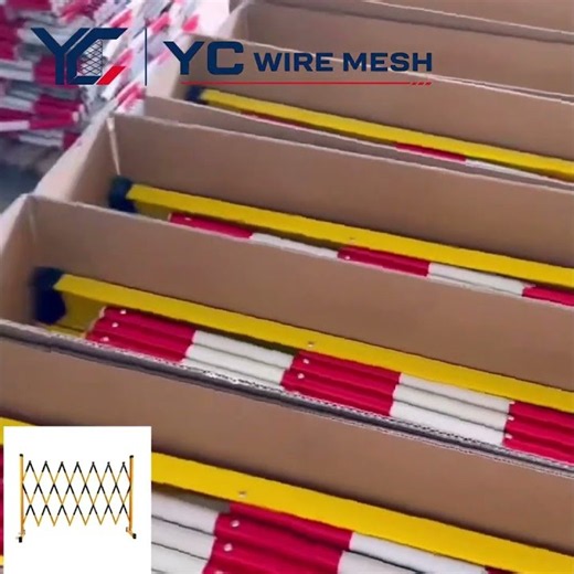 How to Install a Retractable Safety Barrier in Seconds #wiremesh #ycwiremesh