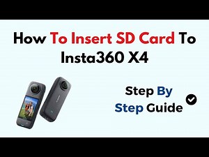 How To Insert SD Card To Insta360 X4