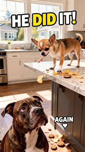 Chihuahua Set Him Up AGAIN 😭😂 (4K) #chihuahua #funnydogs #dogshorts