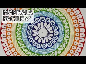 Comment dessiner un mandala facile – Pas à pas pour débutant
