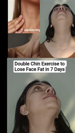 How to Lose Double Chin Fast at Home #faceyoga #doublechinexercise #viral #ytshorts