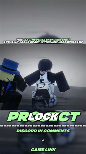 ⌈ Project Lock ⌋ THIS ISAGI REVERSE BACK HEEL SHOT LOOKS CRAZY IN THIS GAME 🔥⚽#roblox #projectlock