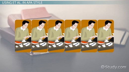 Et Al. Meaning, Use & Examples