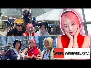 ‧₊˚❀ Anime Expo 2024 / AX 2024 Vlog DAY 3 || Anime convention, walk-through, Naruto cosplay meet-up