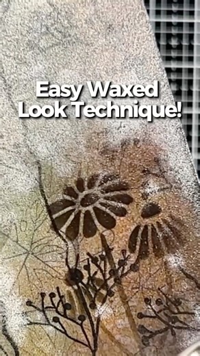 Stamperia International on Instagram: "The easy waxed look, simplified ✨ Learn the technique with @antonistzanidakis , created with the Herbarium Silvae collection. #stamperia #artsupplies #scrapbooking"