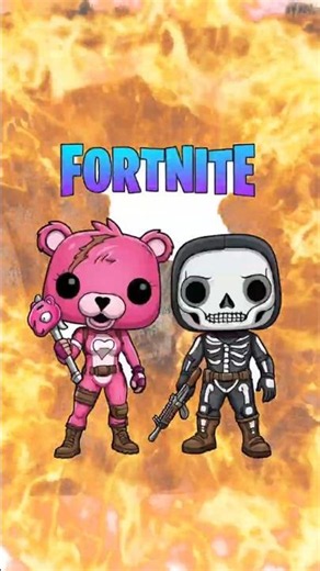 Sprunki OC Cuddle Team Leader Fortnite Phase 2|Cuddle Team Leader & Skull Trooper #sprunki
