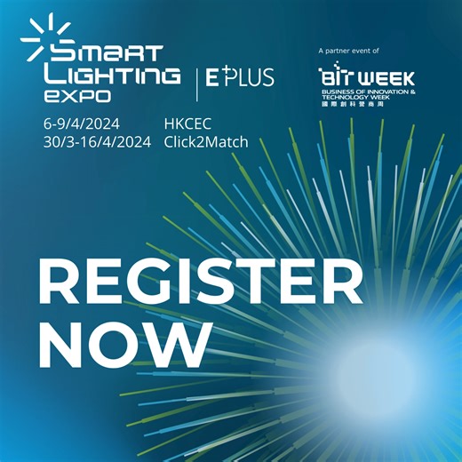 [ #SmartLightingExpo: A Bright Future of Lighting with Innovations!] Illuminate your business horizons with intelligence! The brightest pathway to a smart and innovative future begins at the brand-new Smart Lighting Expo! Don't miss the chance to explore the next business opportunity at this premier platform for smart lighting solutions! Register NOW for your free buyer e-badge at https://bit.ly/42xKIY8 Smart Lighting Expo 6-9/4/2024 | HKCEC 30/3 - 16/4/2024 | Click2Match (Online) More info: htt