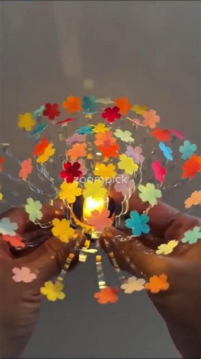 Upcycling Idea: From Trash to a Gorgeous Flower Light #diy #인싸템