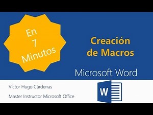 Macros En Microsoft Word 2013
