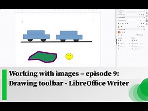 Working with images – episode 9: Drawing toolbar - LibreOffice Writer