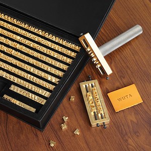 S1 Copper Brass Stamping Set Essential Letters Numbers Symbols Kit Custom Fonts Alphabets Hot Foil Embossing Molds Leather Craft - Etsy