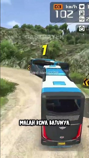 Gagal Finish! Detik-detik Crash Terparah di Sirkuit! #bussid #busidindonesia