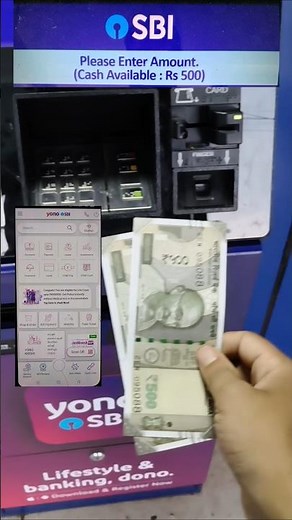 How to Withdraw Cash From Yono SBI | #atm #sbi