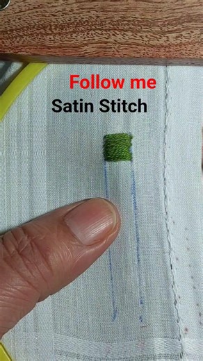 Satin Stitch Beginners ||Embroidery || Needlework || Handwork #like #share #subscribe my channel